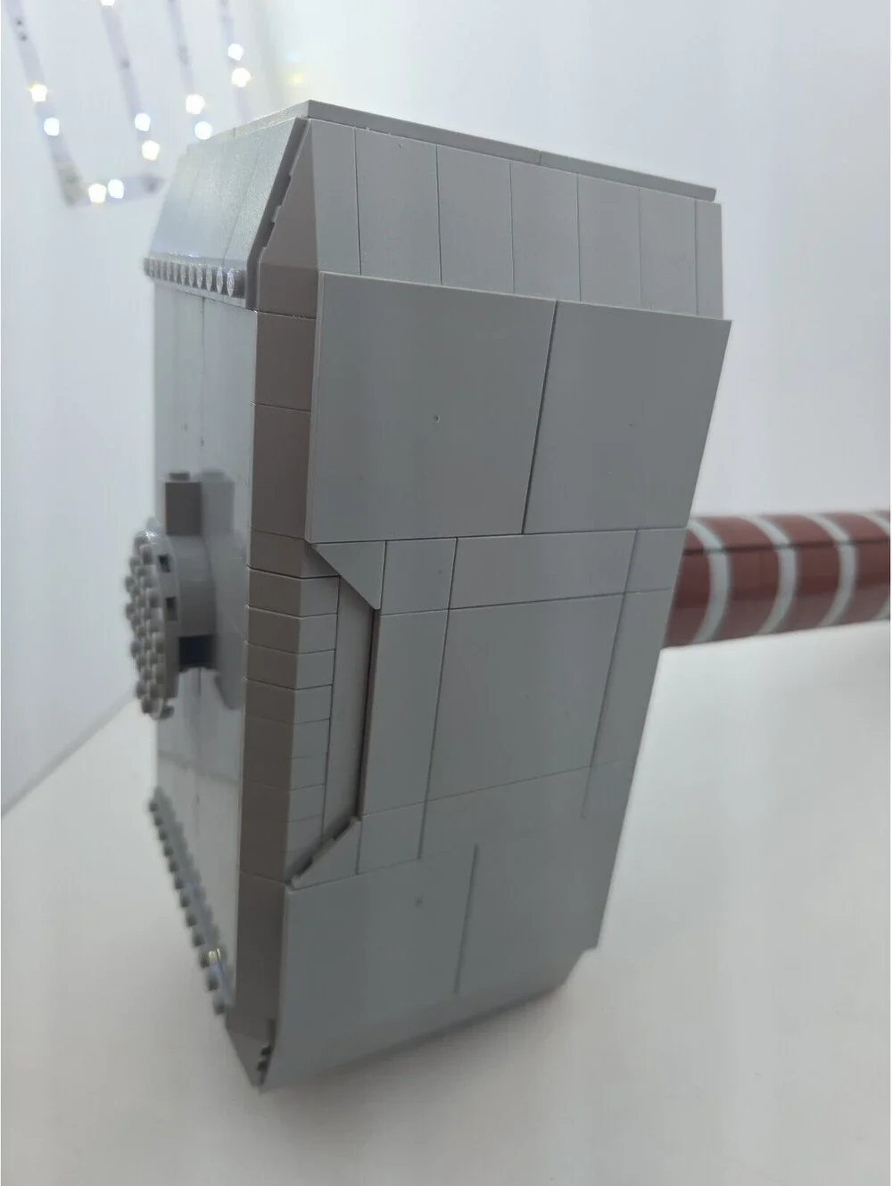 Retired LEGO Marvel 76209 Thors Hammer Mjolnir Display Set Minifigure Incomplete